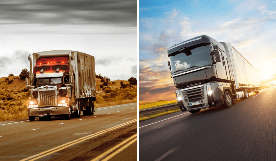 Diferencias clave entre camiones europeos y americanos