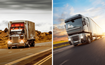 Diferencias clave entre camiones europeos y americanos